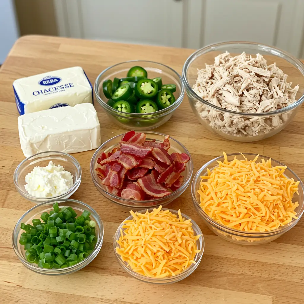 Jalapeño Popper Chicken Salad – Bold, Creamy, and Easy to Make 5 Ingredients for Jalapeño Popper Chicken Salad