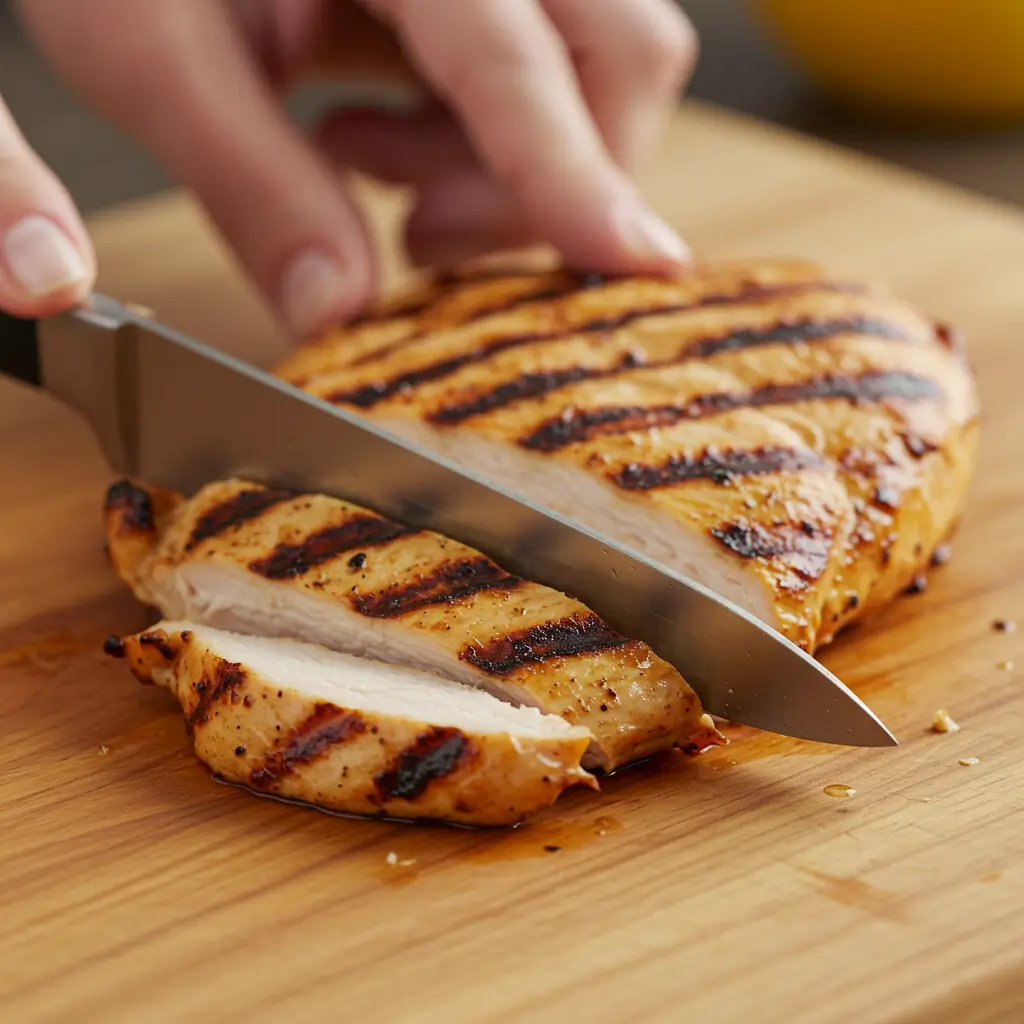 Chicken Caesar Salad Sandwich: Bold Flavor, Crunch & Creaminess 6 Grilled chicken sliced for Caesar sandwich