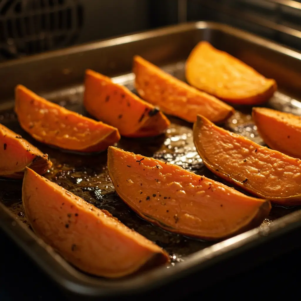 Ground Beef Sweet Potato Cottage Cheese Bowl – Healthy, Viral & Easy 5 Cubed sweet potatoes roasted in oven for bowl