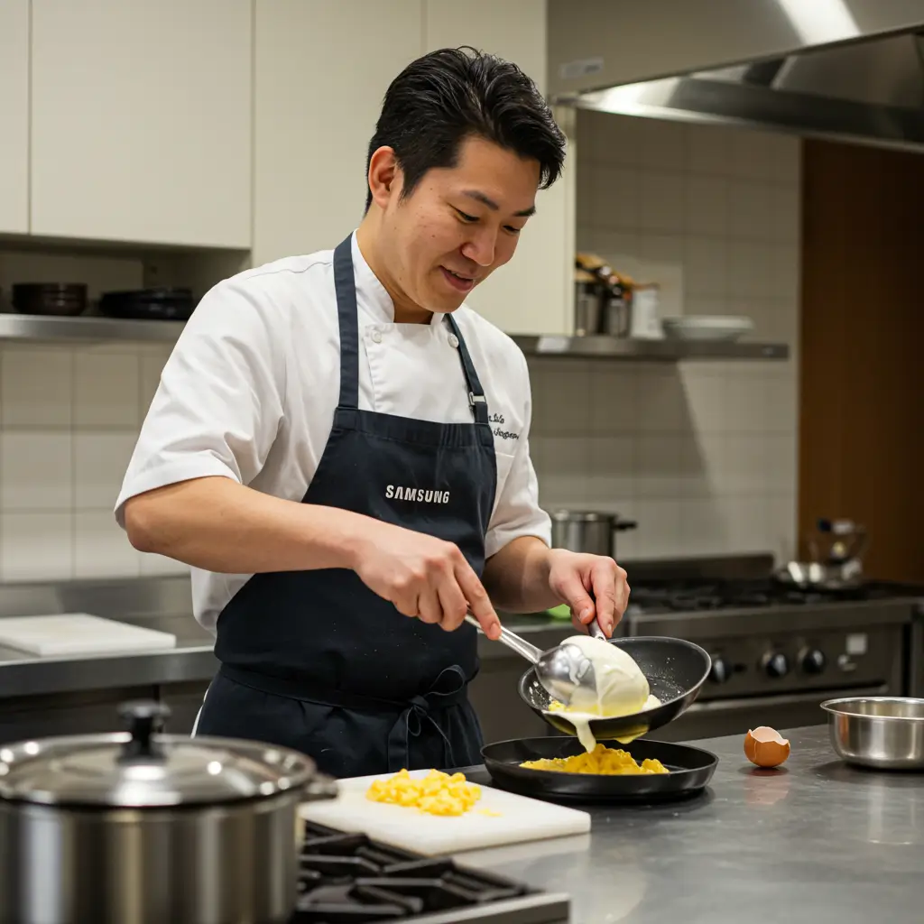 Crockpot Scrambled Eggs: The Best Slow Cooker Breakfast Recipe Ever 6 Chef Haruki Sakamoto slow cooking scrambled eggs