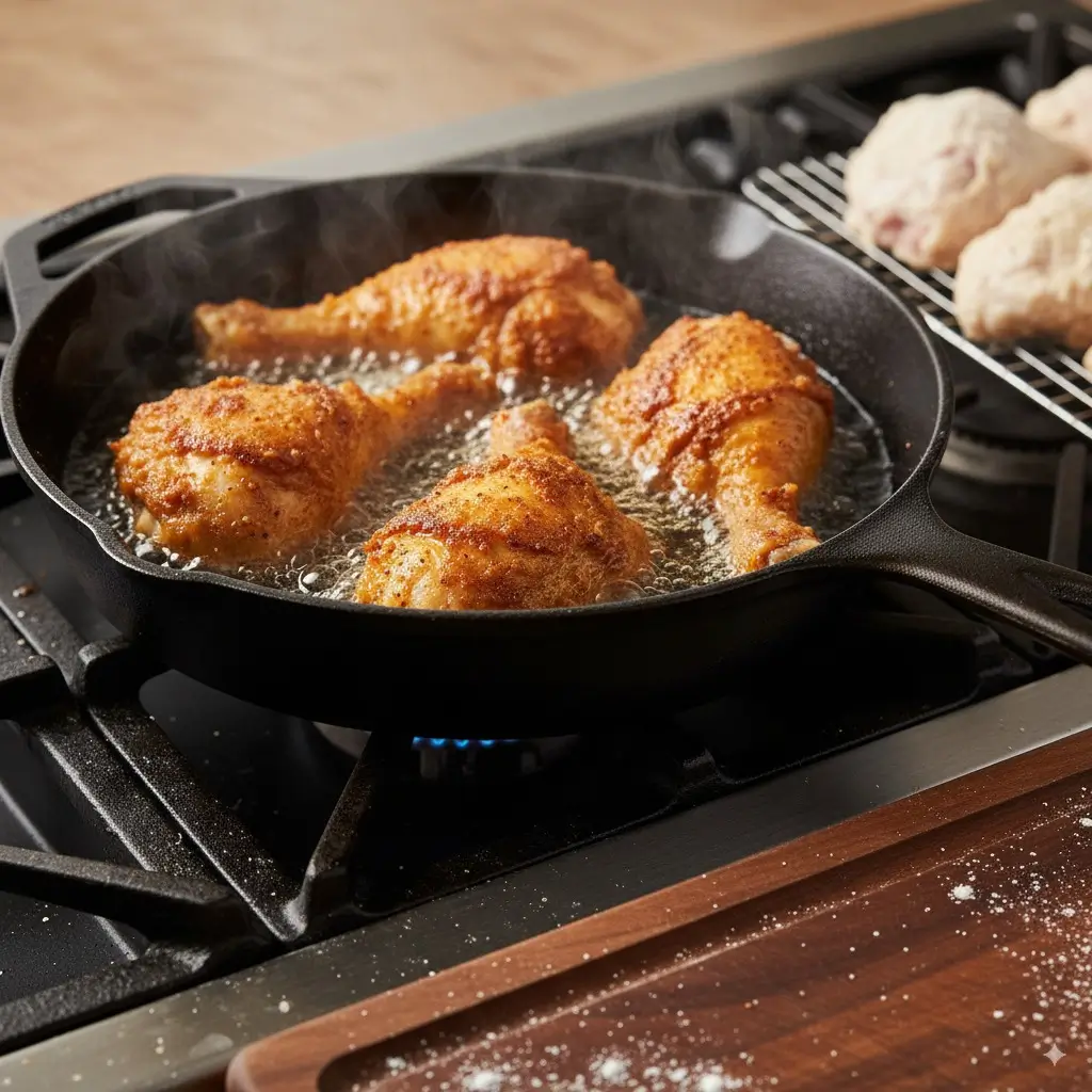 Nashville Hot Chicken Sliders: Bold Flavor in Every Bite 8 Preparing chicken for Nashville Hot Chicken Sliders