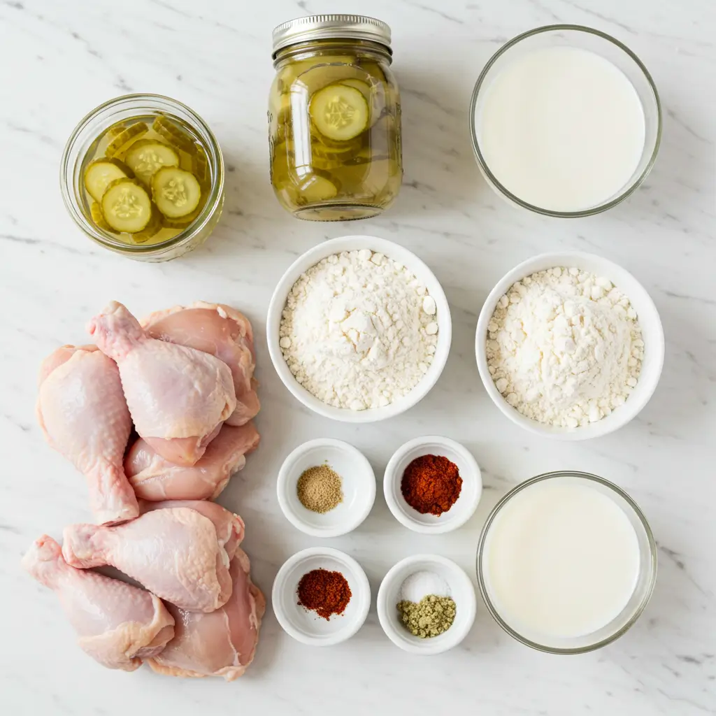 Pickle Brined Fried Chicken: Crispy, Tangy, and Totally Addictive 5 Ingredients for pickle brined fried chicken