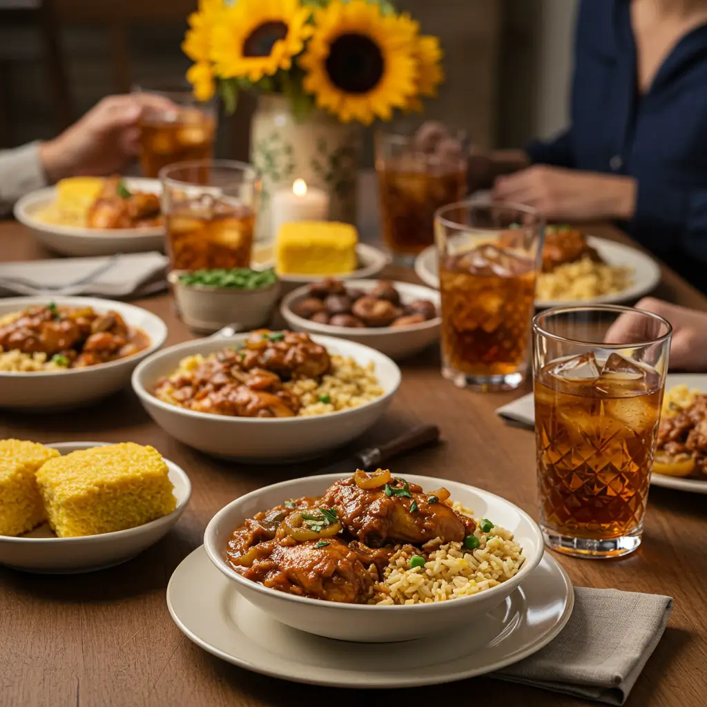 Creole Chicken Recipe: Bold Southern Flavor Made Simple 9 Creole chicken served with cornbread family dinner