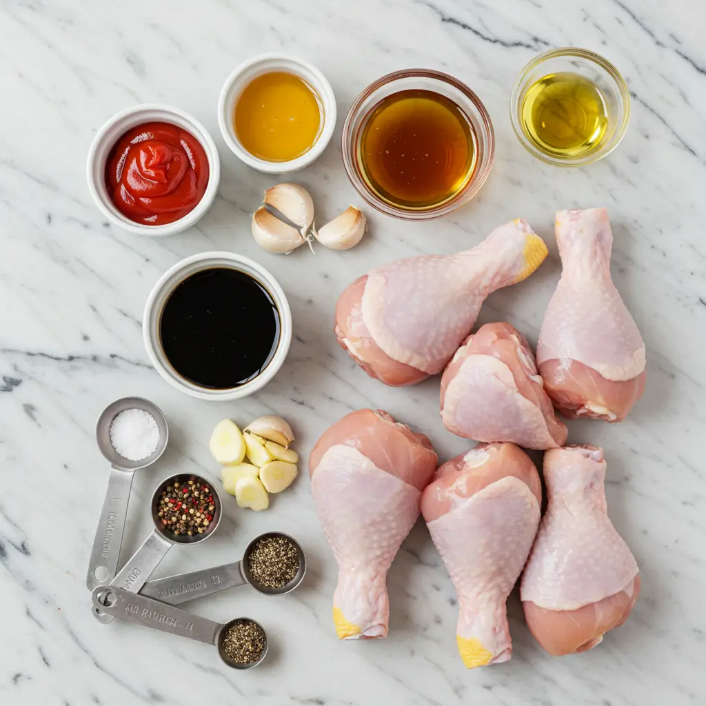 Honey Soy Chicken Drumsticks – The Best Sticky, Sweet, and Savory Recipe Ever 5 ingredients for honey soy chicken drumsticks