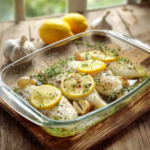 baked tilapia with lemon and garlic