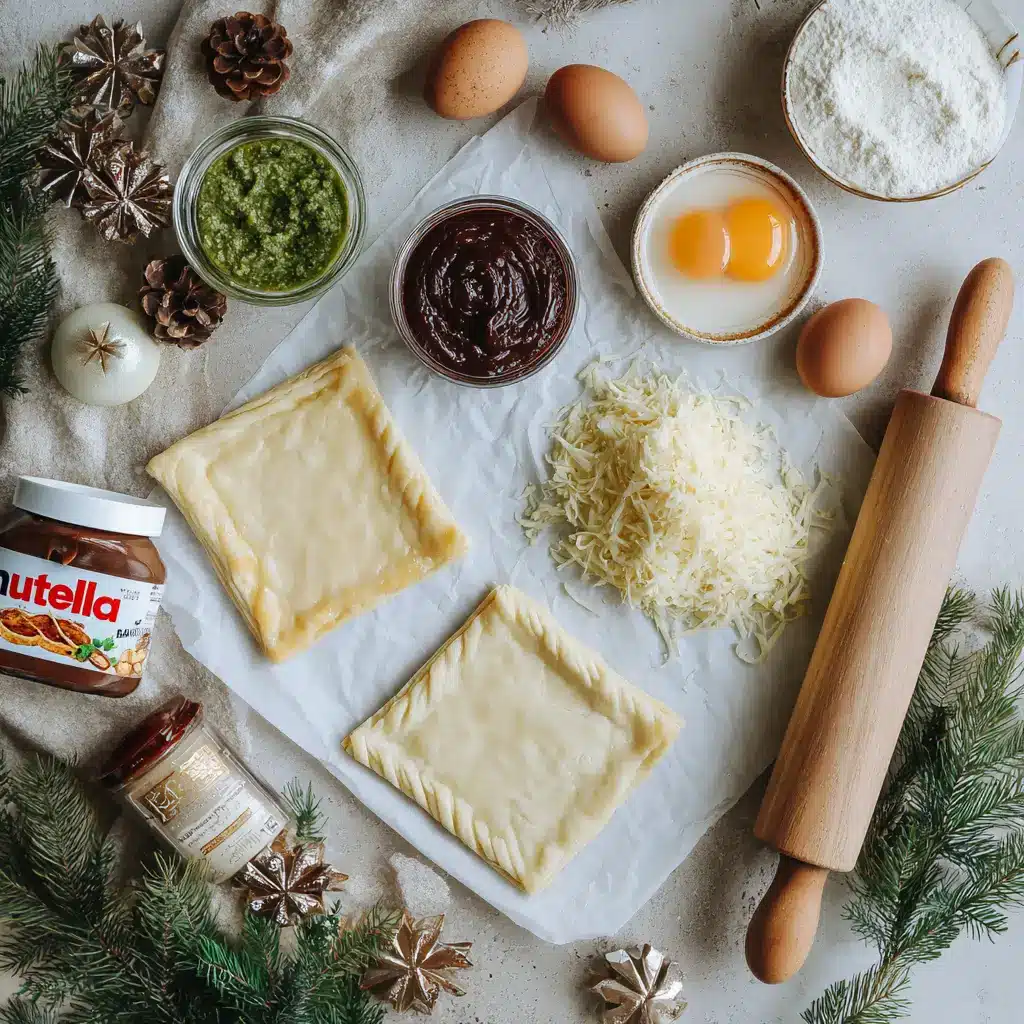 Puff Pastry Christmas Tree: A Stunning Holiday Appetizer Everyone Will Love 5 Ingredients for puff pastry Christmas tree