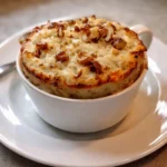 Fluffy cottage cheese banana bread mug cake made in minutes in a microwave