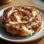 Fluffy cinnamon swirl cloud bread baked until golden and airy