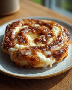 Fluffy cinnamon swirl cloud bread baked until golden and airy