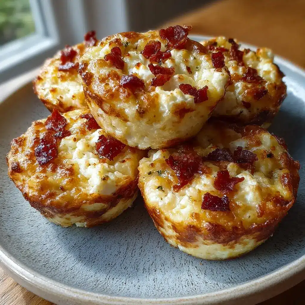 Cottage cheese high protein breakfast bites in mini muffin pan fluffy cheesy healthy breakfast