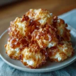 Cottage Cheese Cereal Bowl Clusters — Crispy Milk Snap 2 Crispy cottage cheese cereal bowl clusters served with milk in a rustic bowl