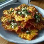 Cottage Cheese Crispy Shell Nachos — Zero-Flour Snap Stack 2 Crispy cottage cheese shell nachos topped with melted cheese, jalapeños, tomatoes, onion, and avocado