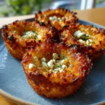 Cottage Cheese Onion Ring Muffin Cups 2 Ingredients for cottage cheese onion ring muffin cups arranged on a countertop