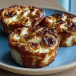 2-Ingredient Cottage Cheese Banana Bread Custard Pudding Cups