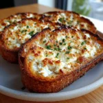 Cottage Cheese Garlic Toast Loaf Slices