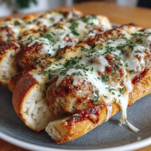 Cottage Cheese Meatball Sub Boats