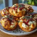 Cottage Cheese Pizza Bomb Bites — No Dough Lava Pull