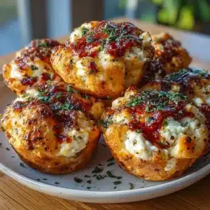 Cottage Cheese Pizza Bomb Bites — No Dough Lava Pull