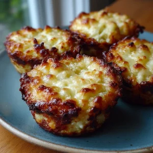 Golden cottage cheese taco muffin cups with melty cheese center and taco filling