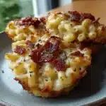 Cottage Cheese Bacon Mac & Cheese Melt Towers