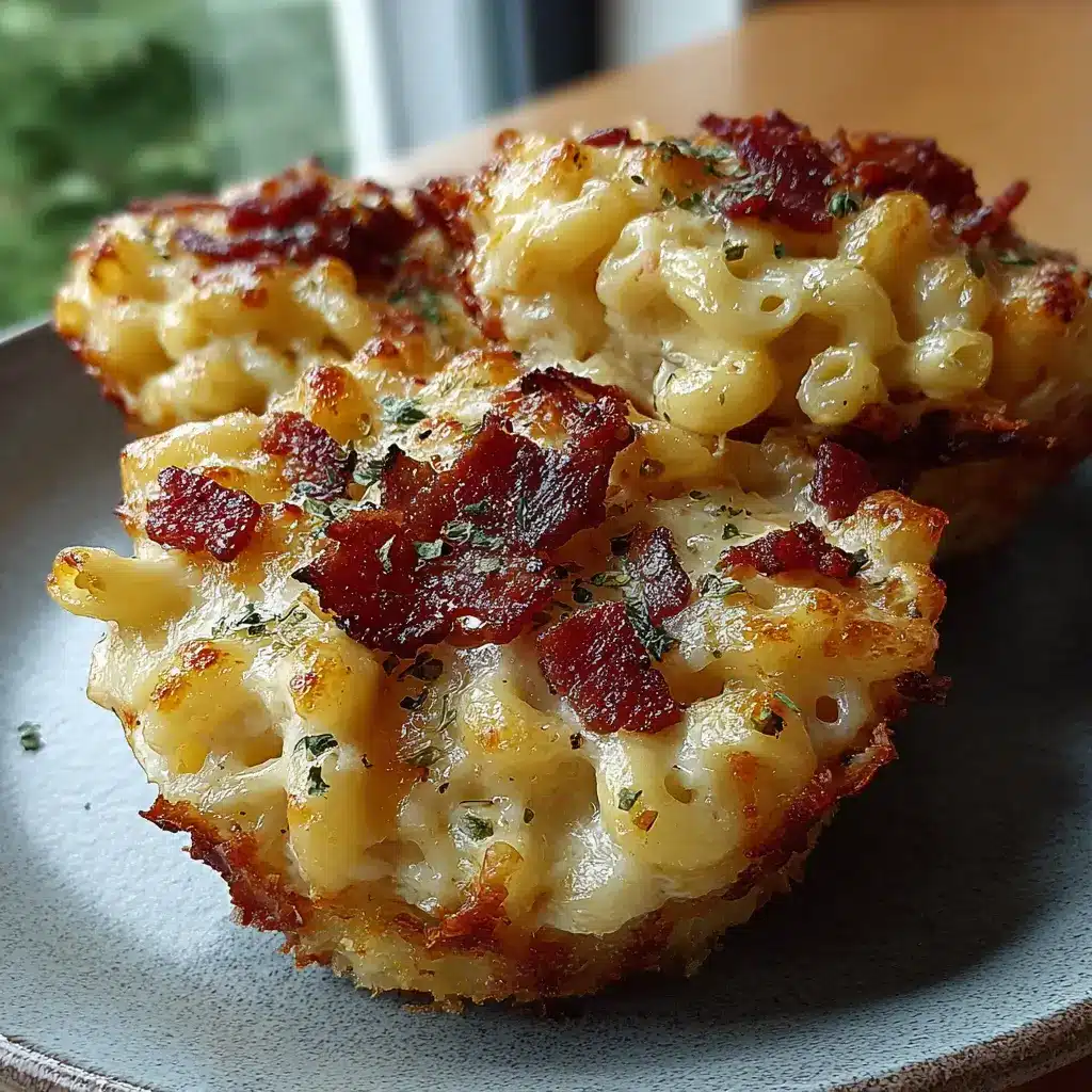 Cottage Cheese Bacon Mac & Cheese Melt Towers