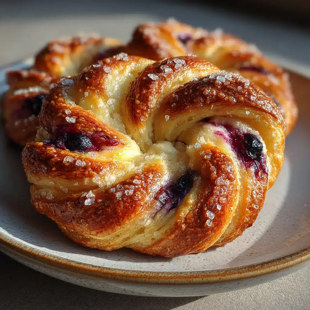 Cottage Cheese Lemon Blueberry Soft Twists