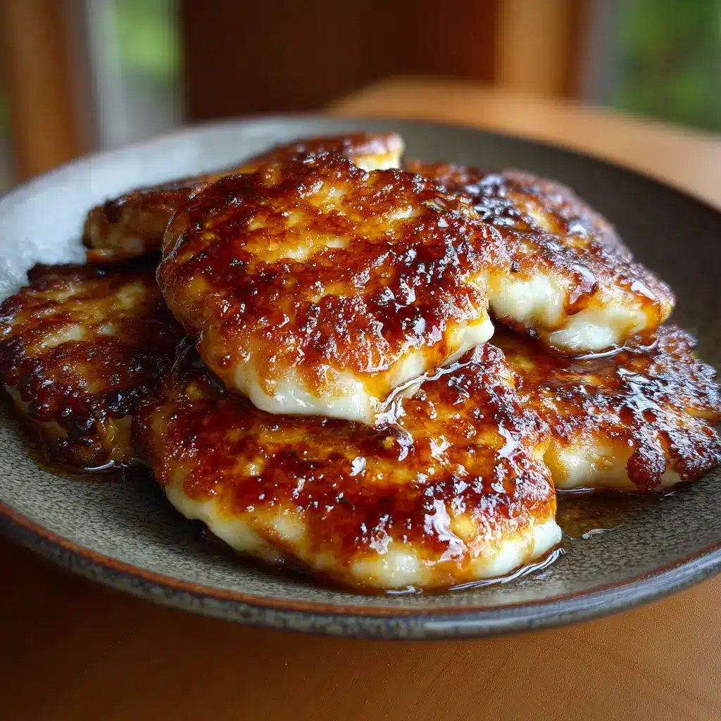 Cottage Cheese Warm Apple Fritter Slices with cinnamon and creamy baked filling