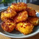 Cottage Cheese Buffalo Ranch Poppers — Zero-Breadcrumb Hot Melt Pull 2 Cottage Cheese Buffalo Ranch Poppers (No Breadcrumbs)