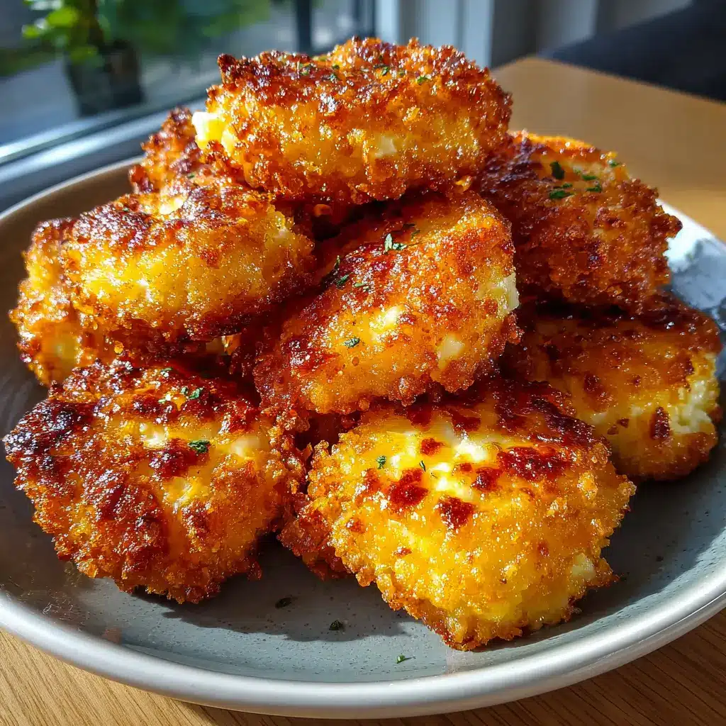 Cottage Cheese Buffalo Ranch Poppers (No Breadcrumbs)