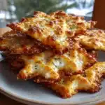 Cottage Cheese Cheez-It Lattice broken into crispy zero-flour cheddar shards