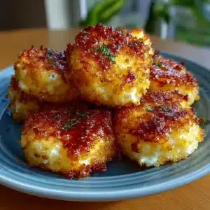 Cottage Cheese Crispy Parmesan Pillow Bites