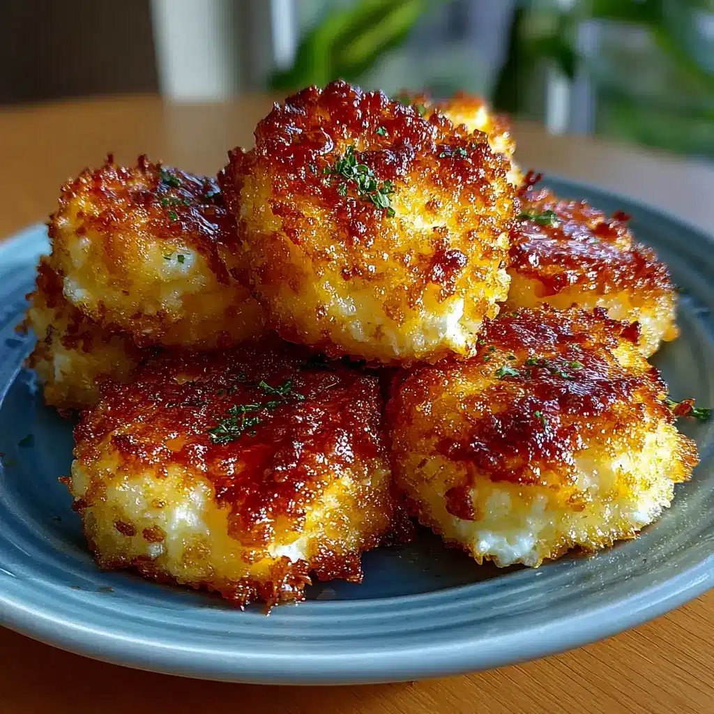 Cottage Cheese Crispy Parmesan Pillow Bites
