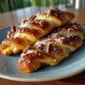 Cottage Cheese Pecan Pie Twists