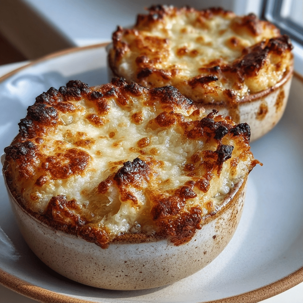 French Onion Cottage Cheese Soup Cups