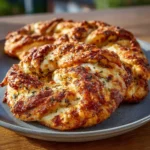 Crispy Cottage Cheese Pizza Pull-Apart Twists Recipe 2 Crispy Cottage Cheese Pizza Pull-Apart Twists
