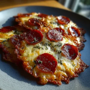 Crispy Cottage Cheese Spicy Pepperoni Chips — Zero-Flour Snap Crack