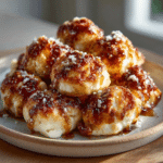 Garlic Pretzel Cottage Cheese Bites — No Flour Chewy Pull