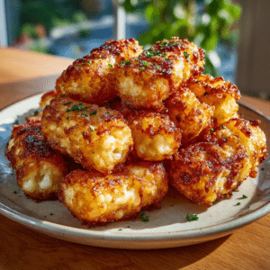 Crispy Cottage Cheese Tater Tot Sticks – Zero-Potato Snap Break