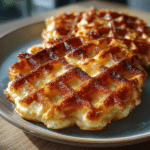 2-Ingredient Cottage Cheese Cheddar Biscuit Waffles — Zero-Flour Steam Tear 2 2-Ingredient Cottage Cheese Cheddar Biscuit Waffles — Zero-Flour Steam Tear