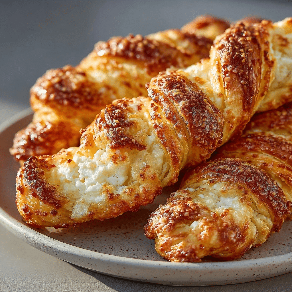 2-Ingredient Cottage Cheese Garlic Butter Twists — No Flour Chewy Pull
