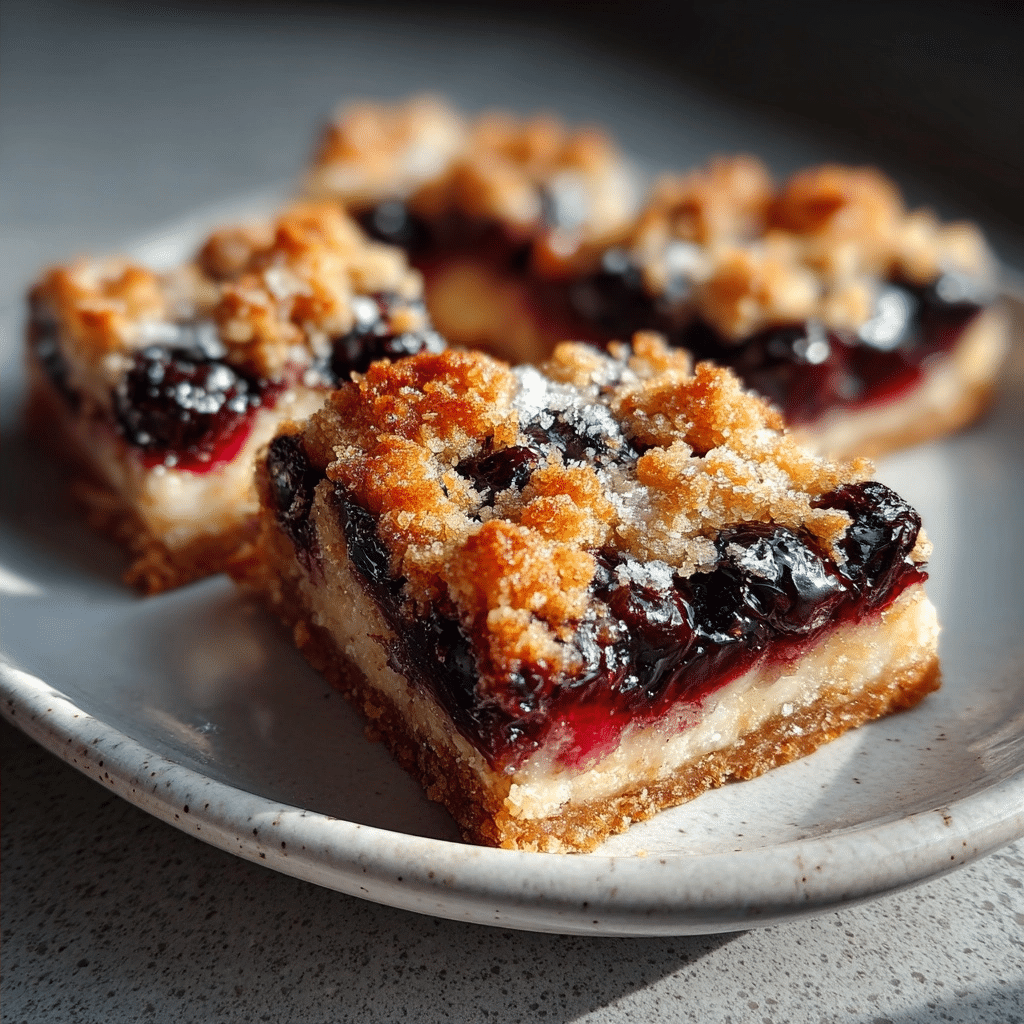 Blueberry Crumble Bars