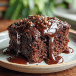 Chocolate Poke Cake 2 Chocolate Poke Cake