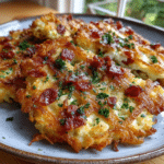 Golden Cottage Cheese Bacon Hash Lattice — Zero-Potato Crisp Edge 2 Golden Cottage Cheese Bacon Hash Lattice — Zero-Potato Crisp Edge