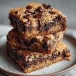 Thick Fudgy Blondies With Chocolate Chips For Bake Sales 2 Thick Fudgy Blondies With Chocolate Chips For Bake Sales