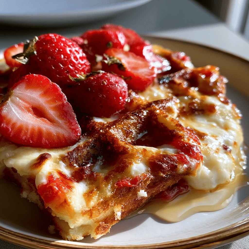 Sweet Strawberry Cottage Cheese Fritter Grid – No Dough Crisp Edge