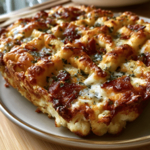 Golden Cottage Cheese Chicken Bacon Ranch Weave — Zero-Potato Crisp Edge