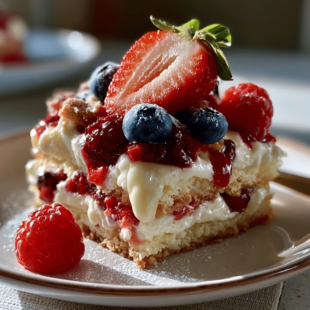 Berry Icebox Cake