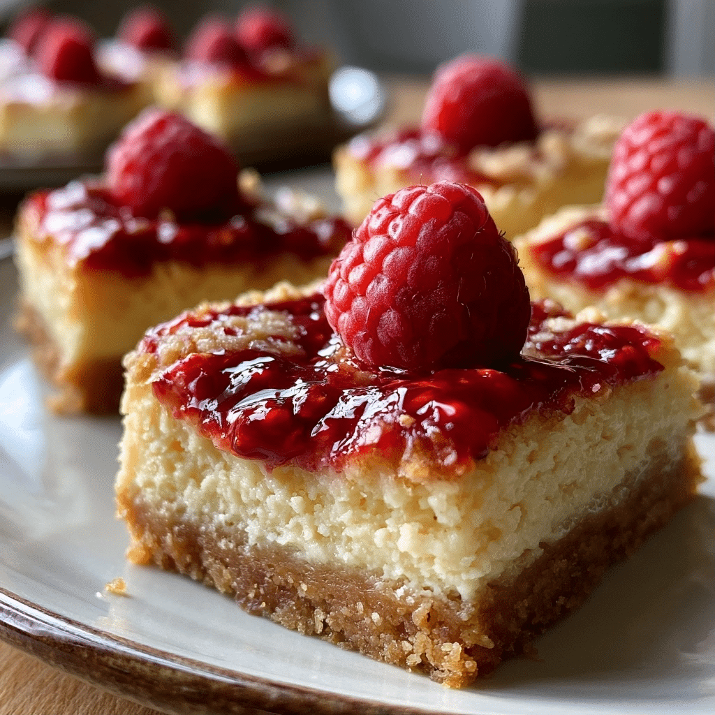 Raspberry Cheesecake Bars