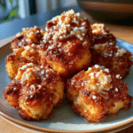 Sweet Cottage Cheese Apple Fritter Bites — No Dough Steam Tear 2 Sweet Cottage Cheese Apple Fritter Bites — No Dough Steam Tear