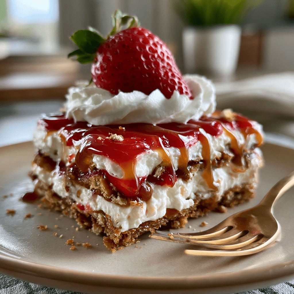 Strawberry Pretzel Salad